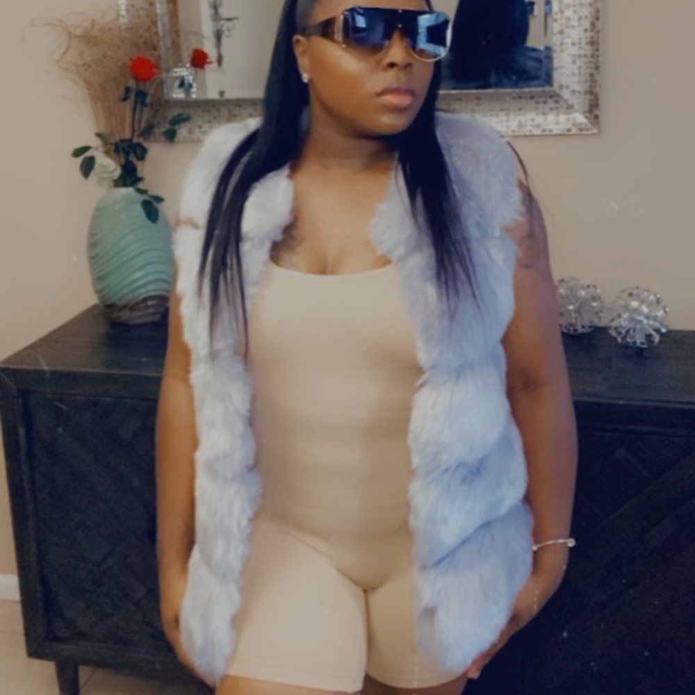 Faux Fur Vest (Never Worn)